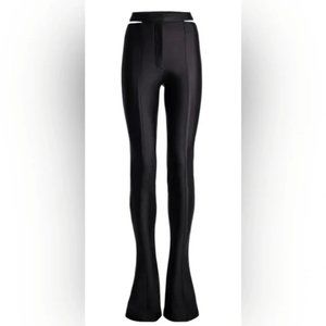 MUGLER H&M/ WOMEN Jersey Cut-out PantsBlack